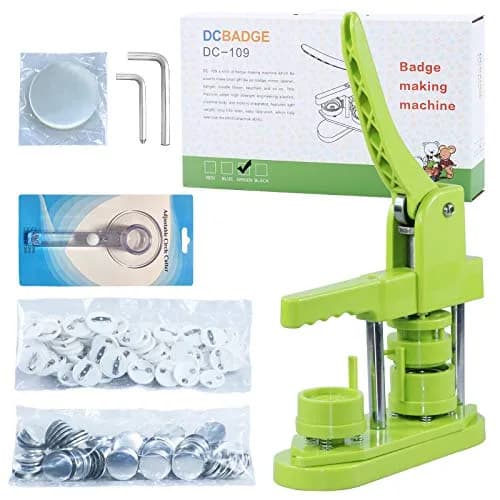 MK.Bear Button Maker Machine 32mm | DIY Gift & Custom Badge Creation (70-120 chars) thumbnail 1
