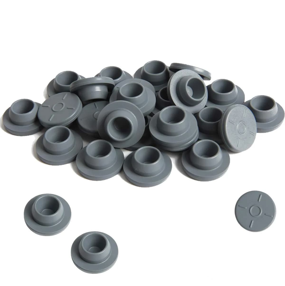 APUXON 20mm Butyl Rubber Stoppers, 100 Count | Lab Supply for Liquid Culture Jars - main product image