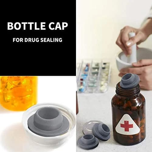 APUXON 20mm Butyl Rubber Stoppers, 100 Count | Lab Supply for Liquid Culture Jars thumbnail 4