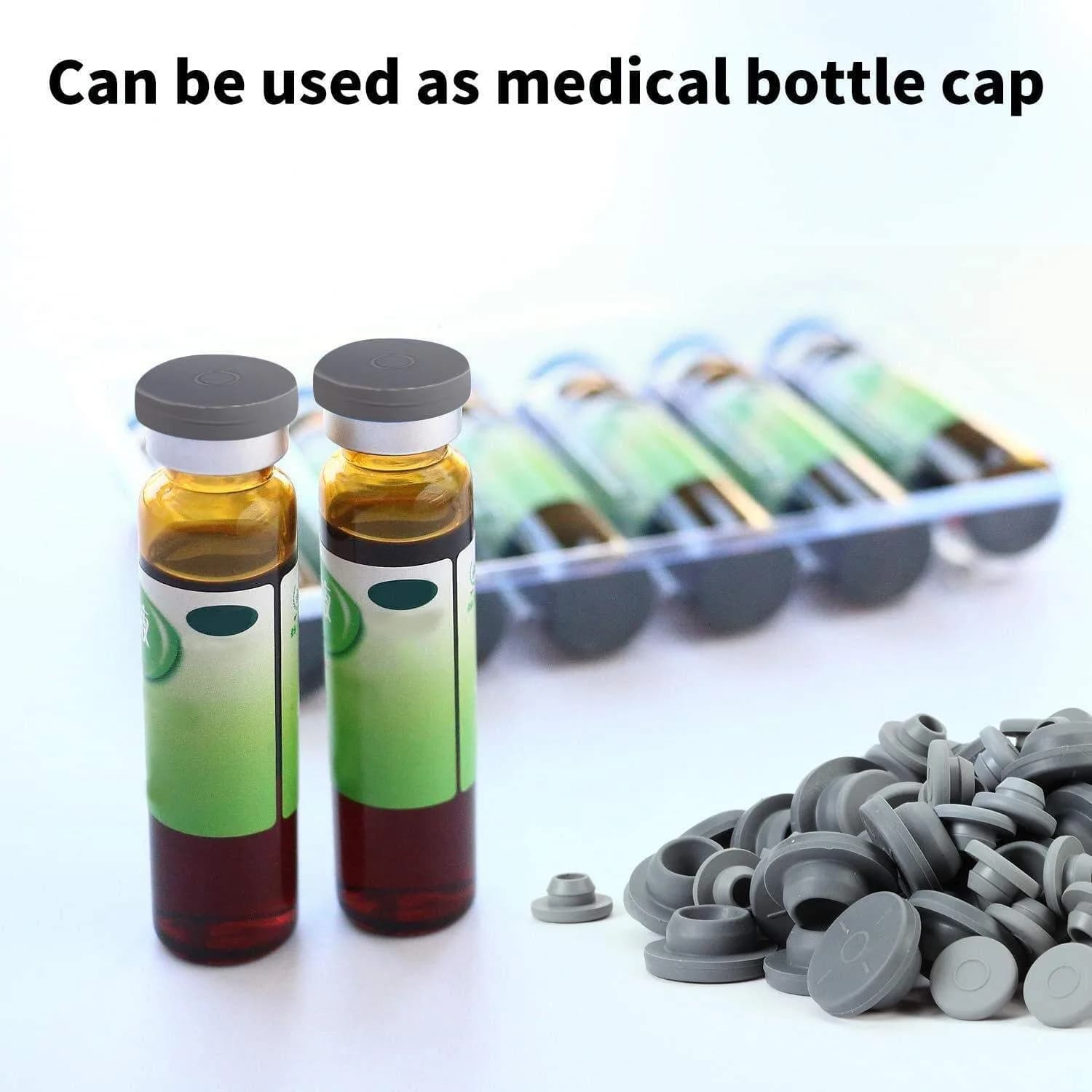 APUXON 20mm Butyl Rubber Stoppers, 100 Count | Lab Supply for Liquid Culture Jars - view 5