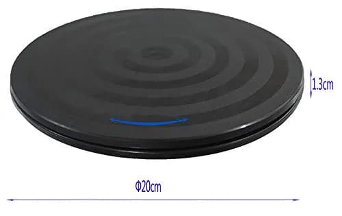 kydely Black 8" Mini Bonsai Turntable | Smooth 360-Degree Rotation for Pruning & Display thumbnail 3