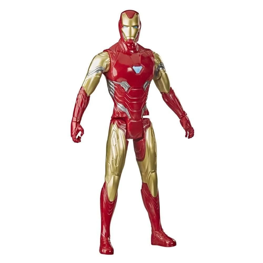 MARVEL THE AVENGERS Marvel Avengers Titan Hero Series Collectible 12-Inch Iron Man Action Figure | 12-inch Toy for Kids 4+ — Red-and-gold