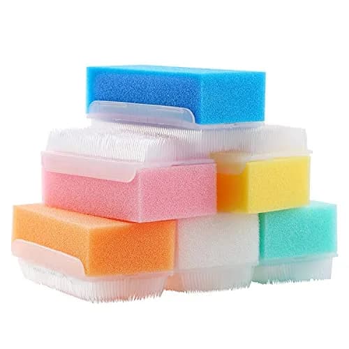 JIESI Sensory Brush 6 Pack | Reusable Baby Bath Scrubber for Kids & Family thumbnail 1