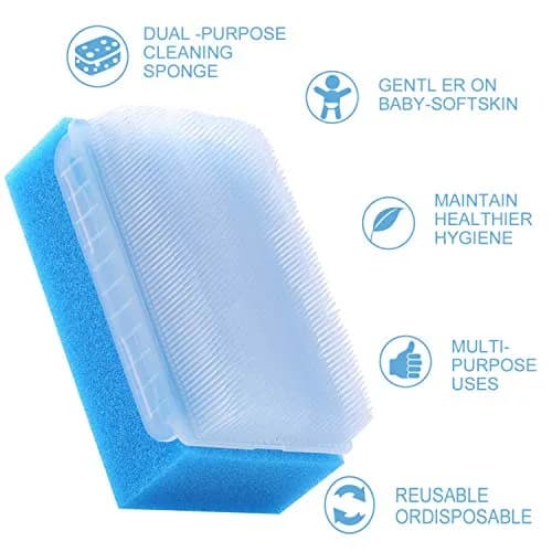 JIESI Sensory Brush 6 Pack | Reusable Baby Bath Scrubber for Kids & Family thumbnail 3
