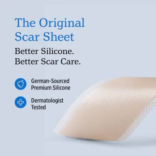 NUVADERMIS Silicone Scar Sheets for Surgical & Old Scars | Hydrating, Comfortable & Dermatologist Tested thumbnail 2