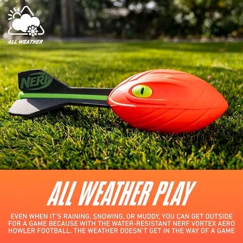 Nerf Vortex Aero Howler Foam Ball 31cm (12.25 in) | Whistles Loud for Long-Distance Throws thumbnail 5
