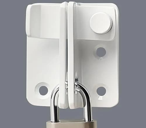 Alise Flip Latch Gate Latches Slide Bolt Lock for Barn & Garden | Stainless Steel White thumbnail 1