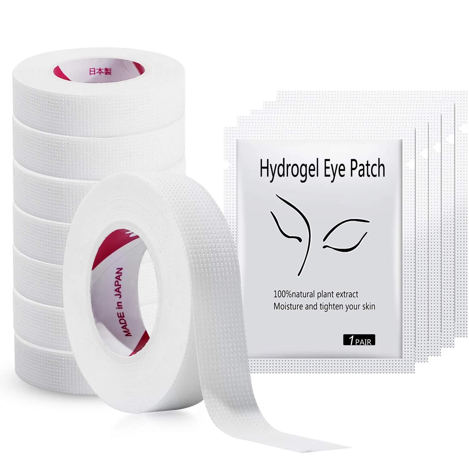 JASSINS Eyelash Tape,Adhesive Fabric,9m x 0.47in | Breathable, Portable, Salon-Quality