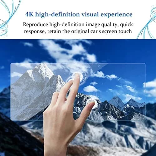 SKTU 10 Inch Tempered Glass Screen Protector for Land Rover Defender 90/110 (2020-2022) | Anti-Glare HD Clear thumbnail 3