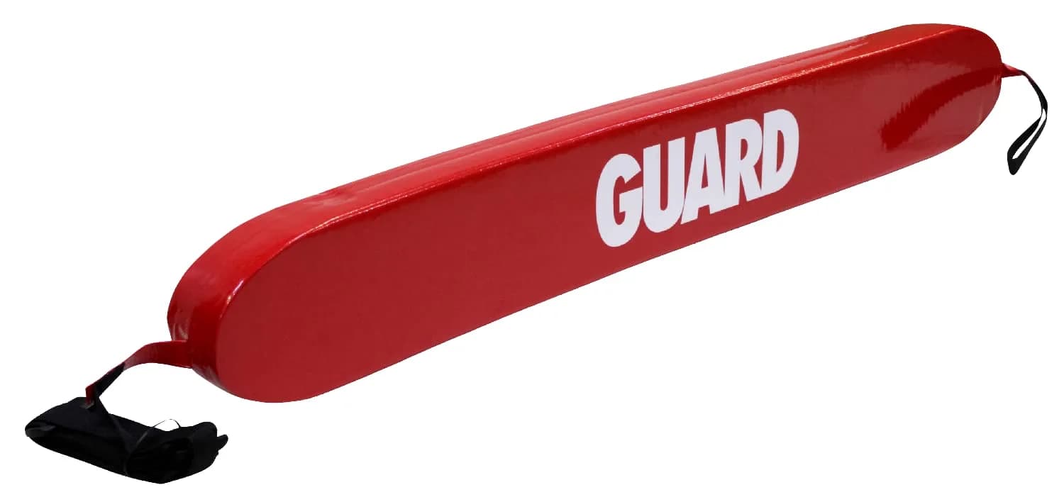 Kemp USA 50-inch Lifeguard Rescue Tube with Guard Logo | Professional Flotation for Aquatic Safety — 50"