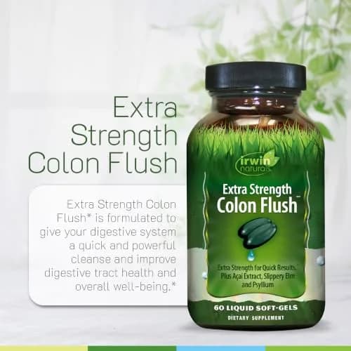 Irwin Naturals Extra Strength Colon Flush Digestive Support 60 Count | Supports Colon Wellness & Detox thumbnail 5