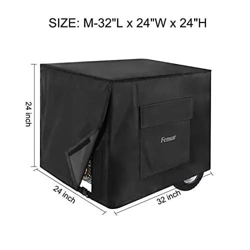 Femuar Heavy Duty Generator Cover 81 cm (32 in) | Waterproof, UV-Resistant, All-Weather Protection thumbnail 2