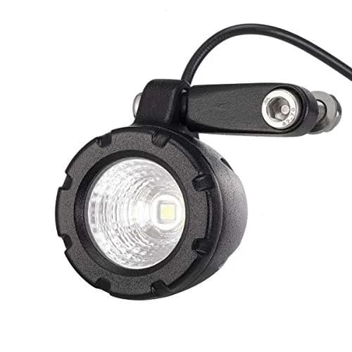 Lightronic 1.7" Round Motorcycle LED Fog Light Pods, 6000K Cool-White, Waterproof, 12V/24V, 2-Pack | Long Range Flood Beam thumbnail 5