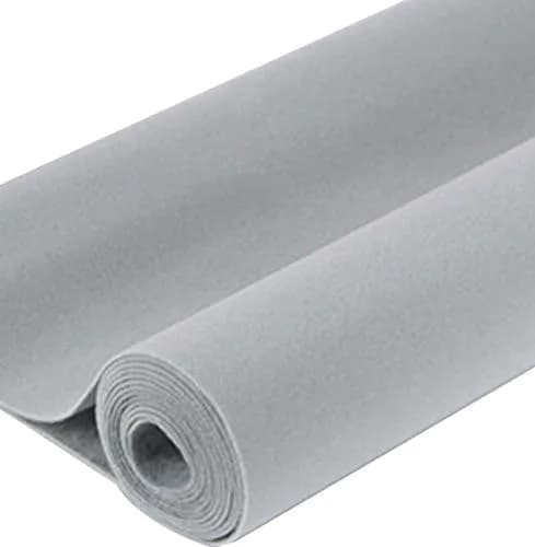 CHENGZHG Gray Self-Adhesive Velvet Fabric Liner 45cm x 200cm (17.7" x 78.7") | Protects Surfaces from Scratches thumbnail 1