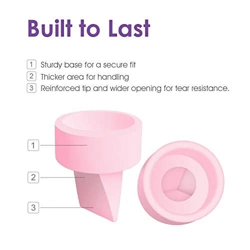 Maymom Duckbill Valves for Spectra S1 S2 9 Plus 5ct (Pink) | BPA-Free Silicone Replacement Parts thumbnail 3