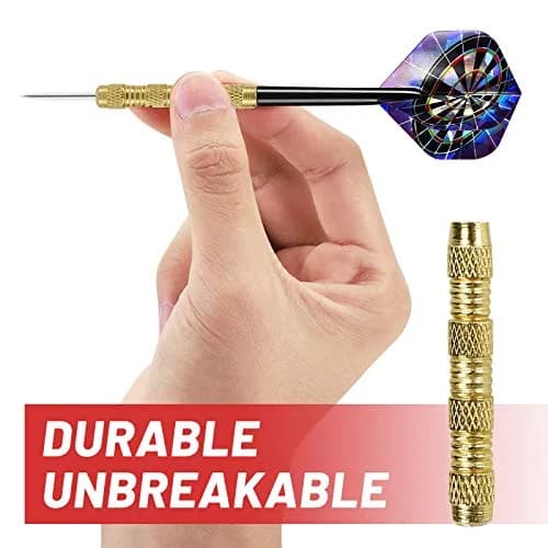 Accmor Metal Tip Darts, Steel Tip Darts, 14g Professional Metal Darts, 18 pcs | Durable, Precise Control for All Skill Levels thumbnail 4
