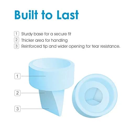 Maymom Blue Duckbill Valves for Spectra S1 S2 Pumps, 5 Count | BPA-Free Silicone Replacement Parts thumbnail 3