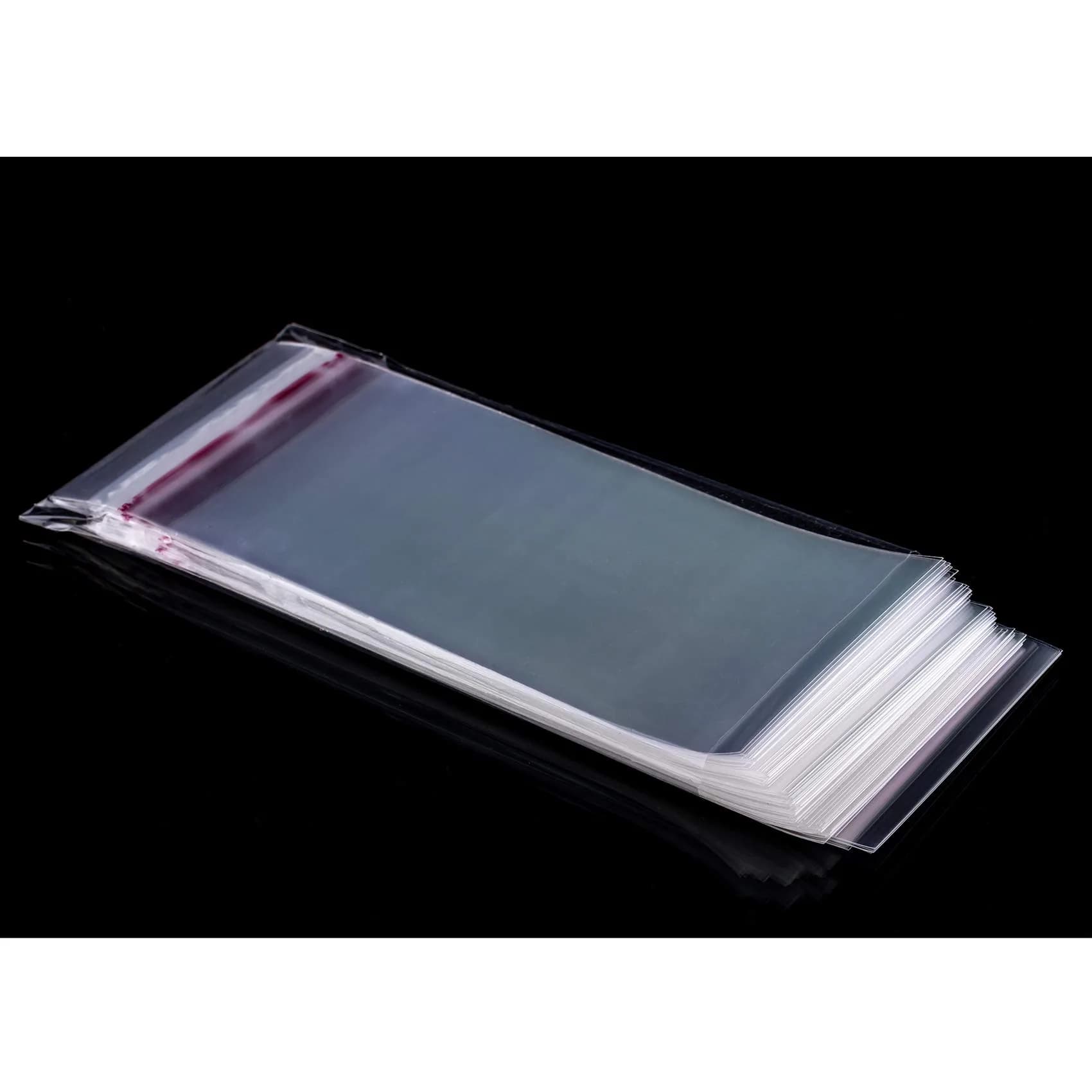 Morepack Clear Cellophane Bags with Adhesive Seal, 4x9 Inches, 200 Pcs | USA Imported for Packaging Treats thumbnail 7