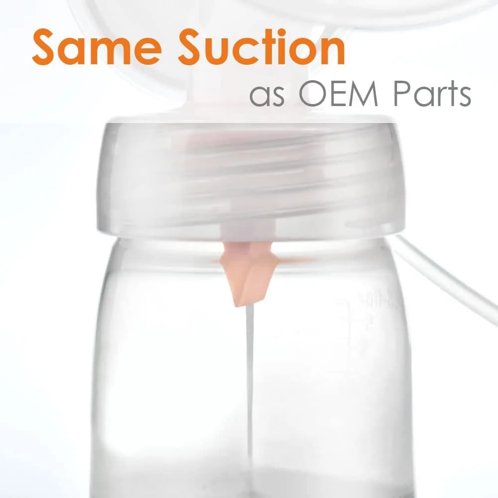 Maymom Duckbill Valves for Spectra S1 S2 9 Plus Dew 350 Orange 5ct | BPA-Free Replacement Parts for Breast Pumps - view 5