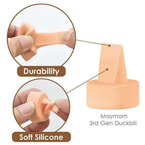 Maymom Duckbill Valves for Spectra S1 S2 9 Plus Dew 350 Orange 5ct | BPA-Free Replacement Parts for Breast Pumps thumbnail 7