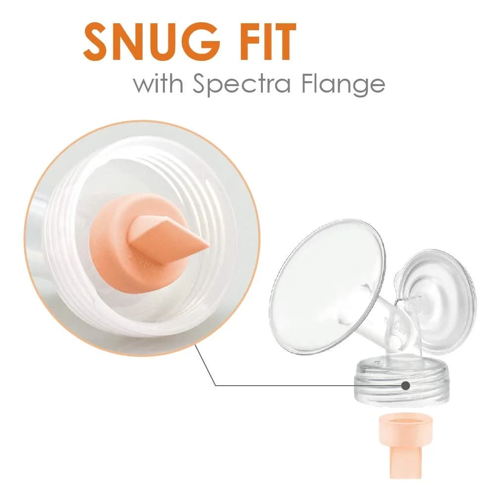 Maymom Duckbill Valves for Spectra S1/S2 Pumps, 5 Orange Valves for Breast Pumps | BPA-Free Silicone Replacement - view 3
