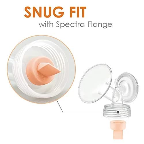 Maymom Duckbill Valves for Spectra S1 S2 9 Plus Dew 350 Orange 5ct | BPA-Free Replacement Parts for Breast Pumps thumbnail 3