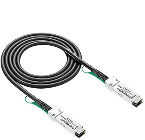 10Gtek 40GBASE-CR4 QSFP to QSFP Passive Copper Twinax Cable 3m | Compatible with Dell Force10 & EMC thumbnail 1