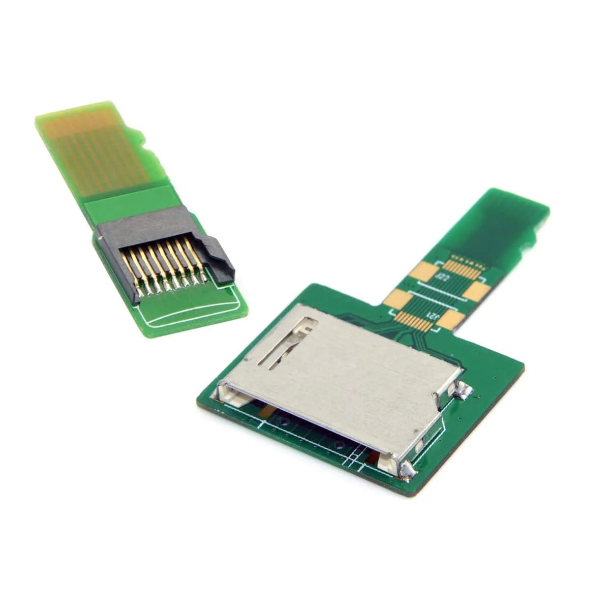cablecc TF-TF+TF-SD Micro SD to SD Card Adapter Kit for Testing Tools Extender - view 2