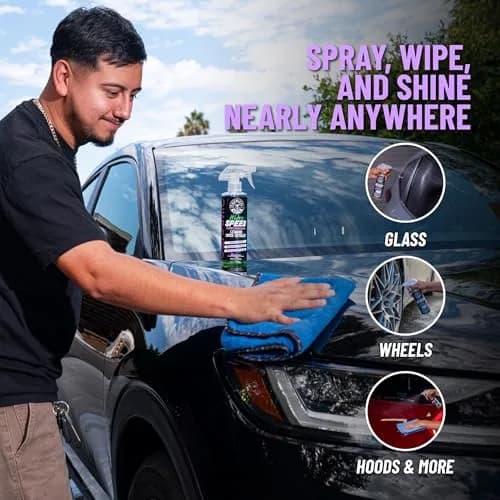 Chemical Guys HydroSpeed Ceramic Quick Detailer Spray 16 oz | Hydrophobic Gloss & Protection thumbnail 6
