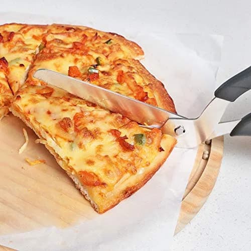 Asdirne Pizza Scissors 10.3Inch | Ultra Sharp Detachable Blade, Ergonomic Soft Grip, Food-Grade Stainless Steel thumbnail 5