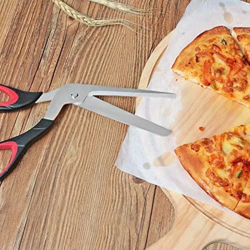 Asdirne Pizza Scissors 10.3Inch | Ultra Sharp Detachable Blade, Ergonomic Soft Grip, Food-Grade Stainless Steel thumbnail 7