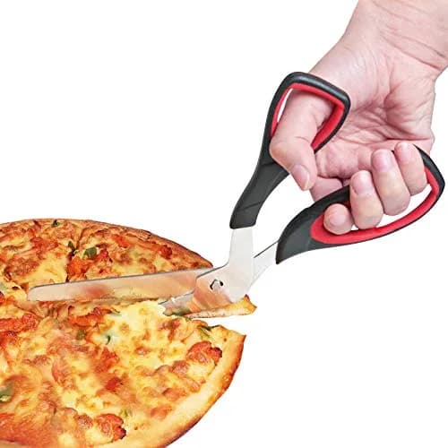 Asdirne Pizza Scissors 10.3Inch | Ultra Sharp Detachable Blade, Ergonomic Soft Grip, Food-Grade Stainless Steel thumbnail 2
