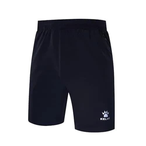 KELME Kid's Goalkeeper Shorts - Padded Soccer Goalie Shorts, Size 10, Black/Green | Boys & Girls Sports Shorts thumbnail 1