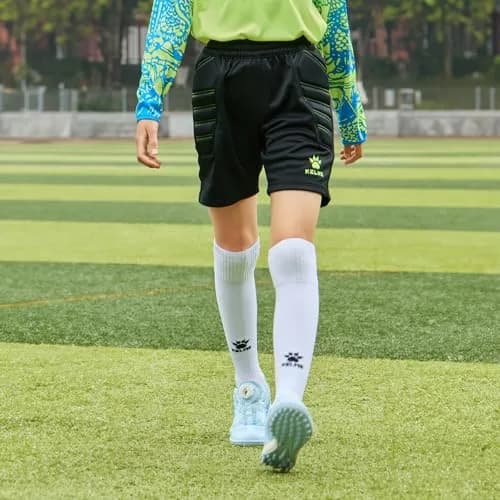 KELME Kid's Goalkeeper Shorts - Padded Soccer Goalie Shorts, Size 8, Blue/Orange | Breathable, Padded & Quick Dry thumbnail 3