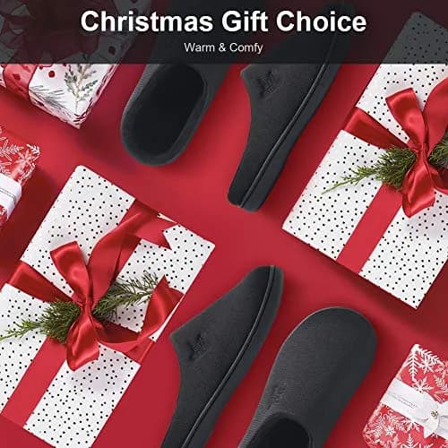 MAIITRIP Men's Memory Foam Slippers Size 16-17 | Indoor Outdoor Non Slip House Shoes thumbnail 6