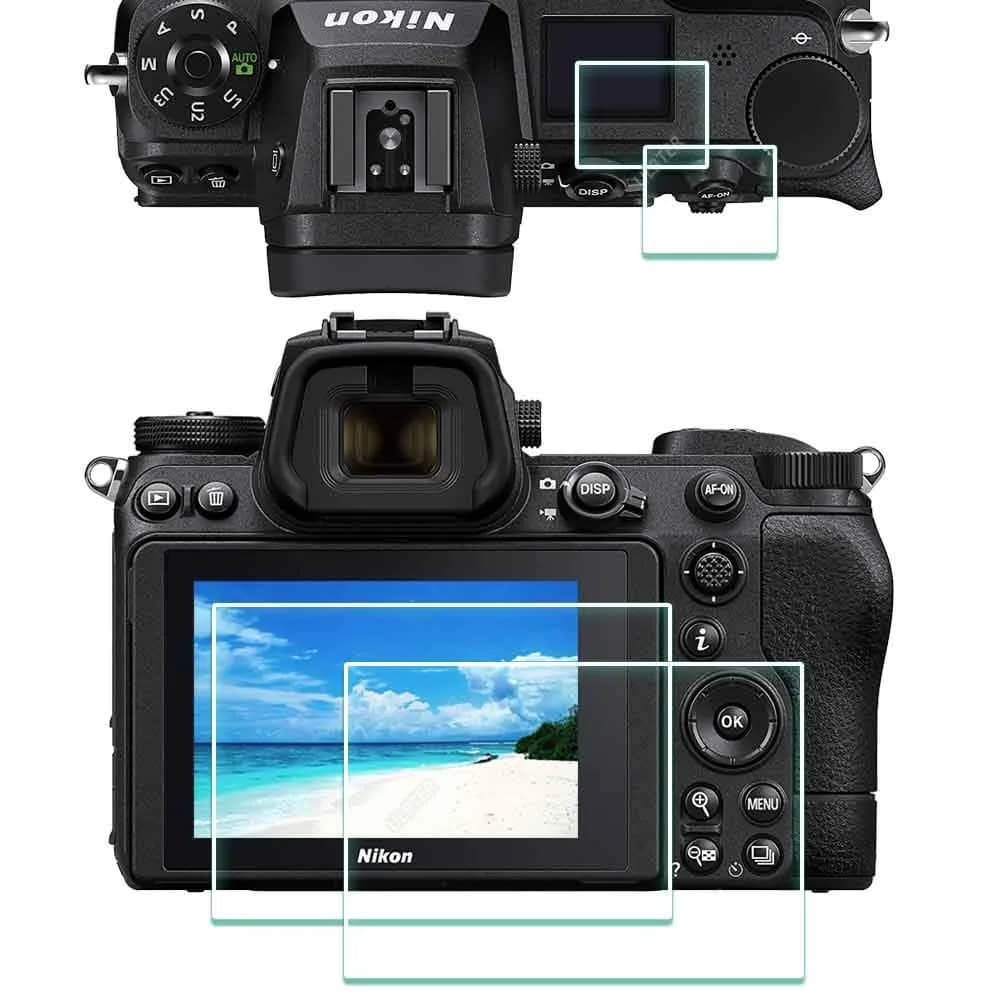 ULBTER Screen Protector for Nikon Z6 Z7 Z6II Z7II Z 7 Z 6 | 9H Tempered Glass, 2+2 Pack — Z6 II /Z7 II