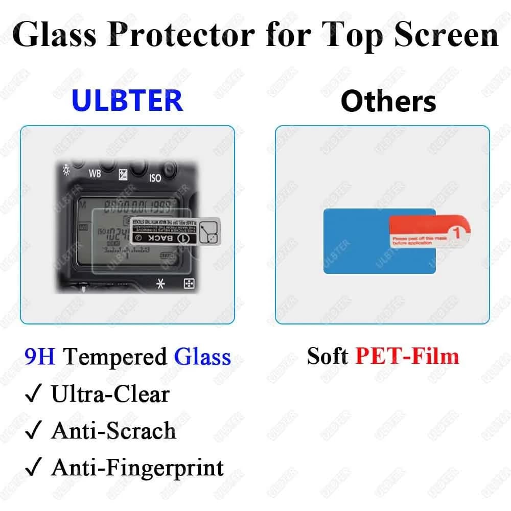 ULBTER Screen Protector for Nikon Z6 II Z7 II 0.3mm 9H Hardness | HD Clarity & Bubble-Free Fit thumbnail 2