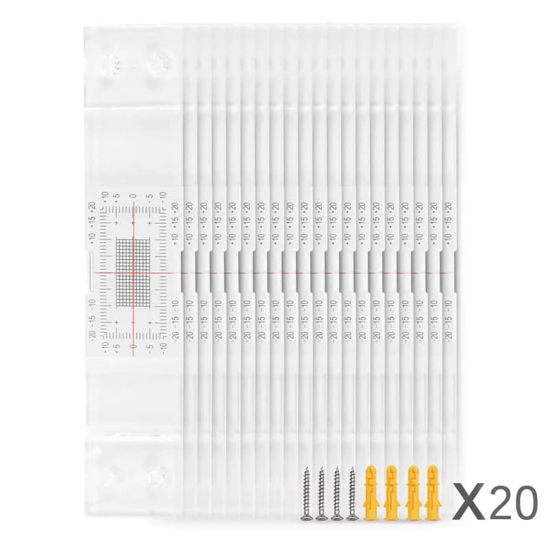Mountlaser Standard Tell-Tale Crack Monitor 10PCS | Precision Measurement Tool for Wall Crack Evolution - view 2