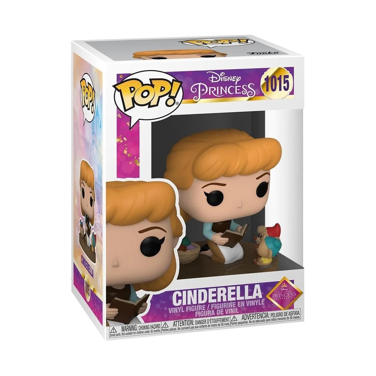 Funko POP! Disney: Ultimate Princess - Cinderella Vinyl Figurine 9.5cm | Collectible Pop Culture Item — Standard