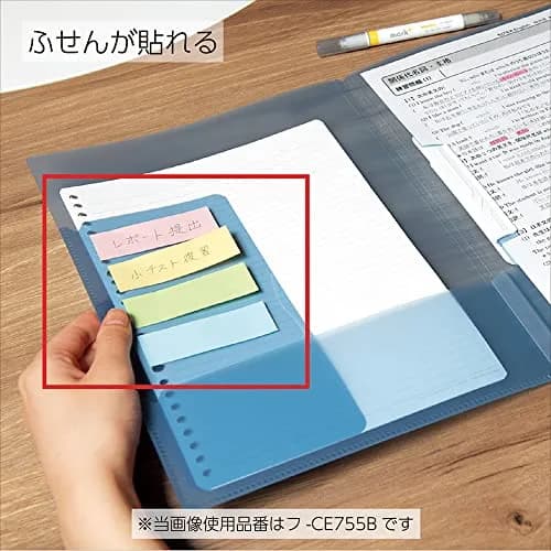 KOKUYO Portfolio Folder with Pockets & Clip, Yellow, 31cm x 23cm (12.2" x 9.1") | Fits US Letter & A4 thumbnail 5