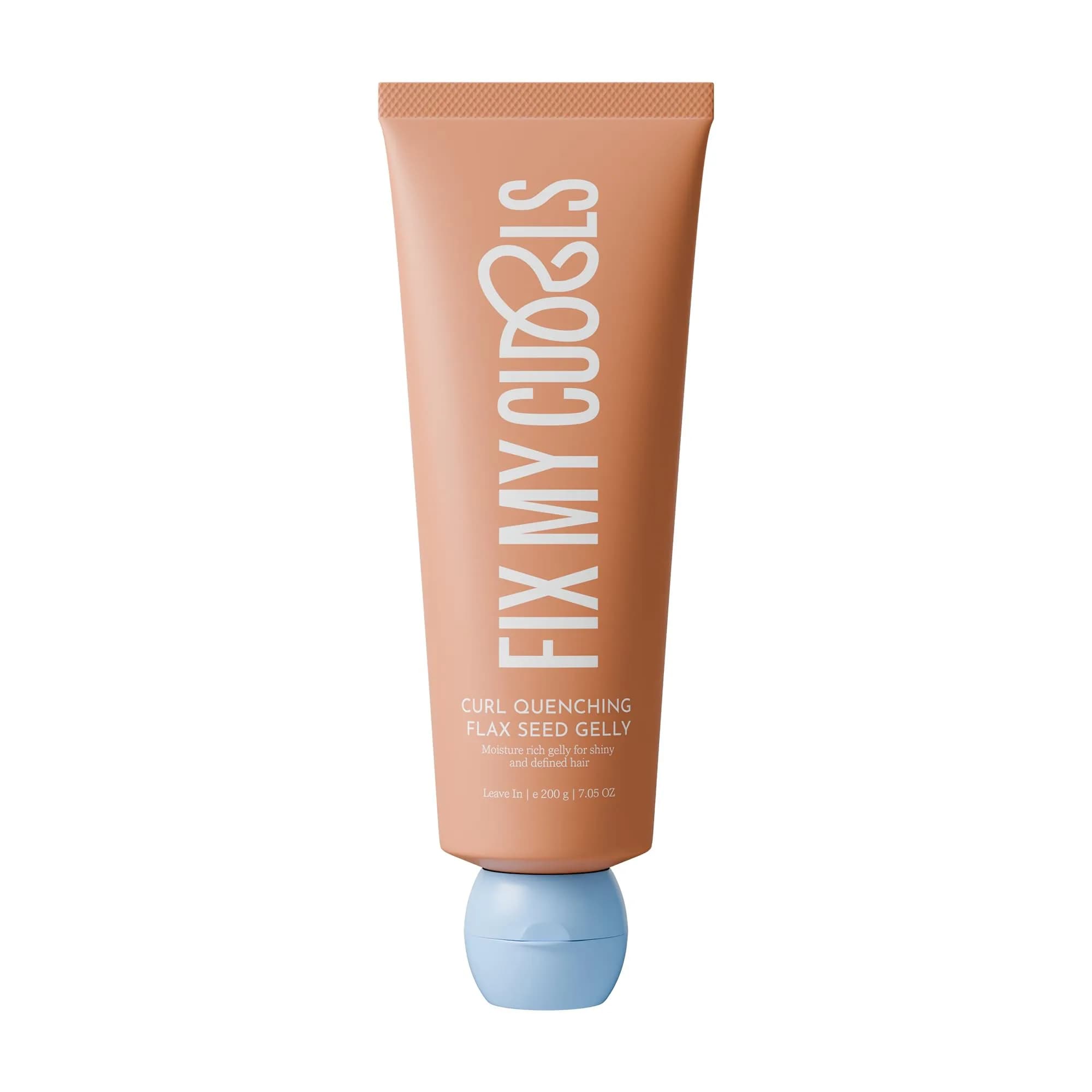 FIX MY CURLS Curl Quenching Flax Seed Gelly For Curly And Wavy Hair, 210ml (7.05 Fl Oz) | Vegan, Cruelty-Free, Protein-Free Styling Gel