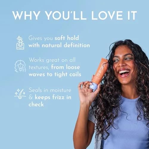 FIX MY CURLS Curl Quenching Flax Seed Gelly For Curly And Wavy Hair, 210ml (7.05 Fl Oz) | Vegan, Cruelty-Free, Protein-Free Styling Gel thumbnail 2