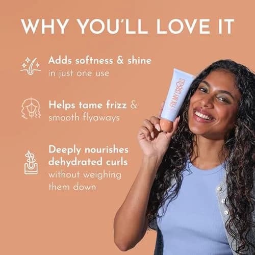 FIX MY CURLS Curl Quenching Hair Butter For Curly And Wavy Hair 210ml (7.05 Oz) | Moisture Rich Hydration For Dry Curls thumbnail 2