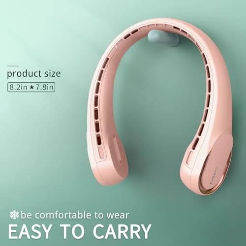 FrSara A8 Neck Fan 4000mAh (14800mWh) | 360° Cooling, 3-Speed Portable Personal Fan thumbnail 6