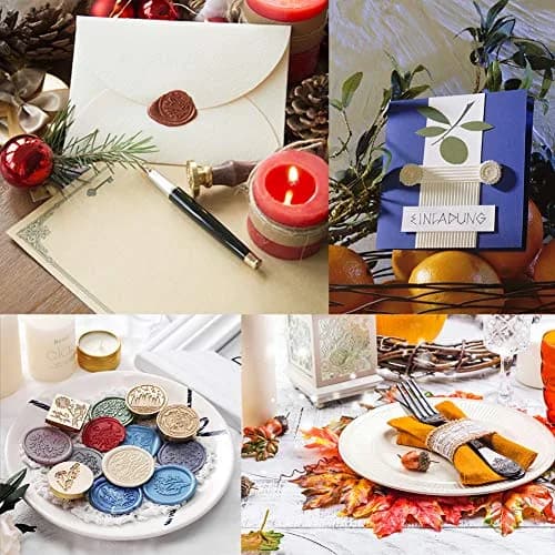 CRASPIRE Letter G Wax Seal Stamp 25mm | Vintage Alphabet Initial for Wedding Invitations & Gift Packing thumbnail 8