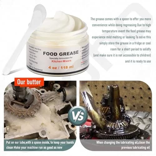 Ohoho Food Grade Grease for KitchenAid Stand Mixer 4 oz (118 ml) | Maintains Mixer Performance & Extends Service Life thumbnail 9