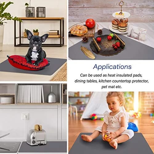 Gartful Silicone Craft Sheet 70cm x 50cm (27.6" x 19.7") | Large Nonstick Desk Protector for Resin Art thumbnail 6