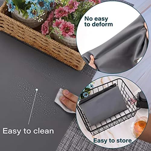 Gartful Silicone Craft Sheet 70cm x 50cm (27.6" x 19.7") | Large Nonstick Desk Protector for Resin Art thumbnail 7
