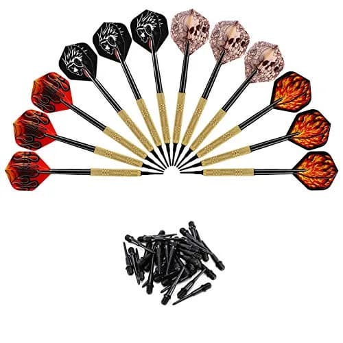 Accmor Soft Tip Darts Set 14g | Electronic & Plastic Dartboard Friendly, 12 Pcs + 36 Replacement Tips thumbnail 1