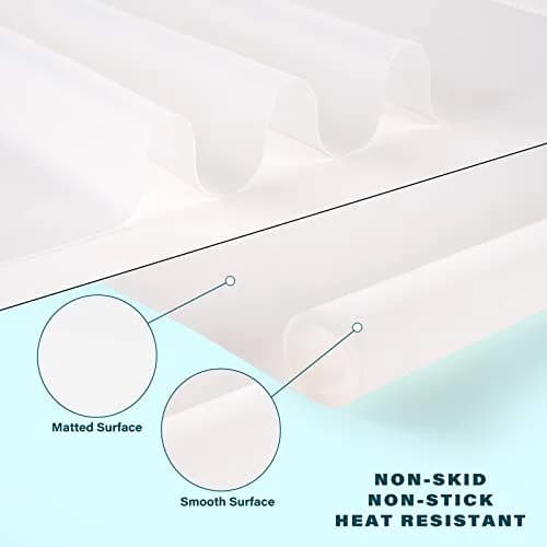 Gartful Oversize Transparent Silicone Mat 70cm x 50cm (27.6 x 19.7 inches) | Protects Crafts & Countertops thumbnail 3